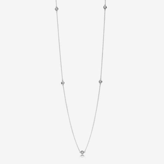 Pandora Dazzling Dainty Droplets Necklace 590525CZ