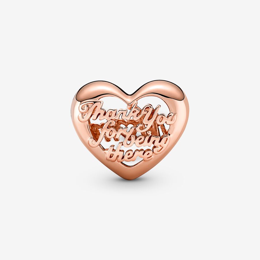 Thank You Mom Heart Charm