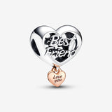 Love You Best Friend Heart Charm Love You Best Friend Heart Charm