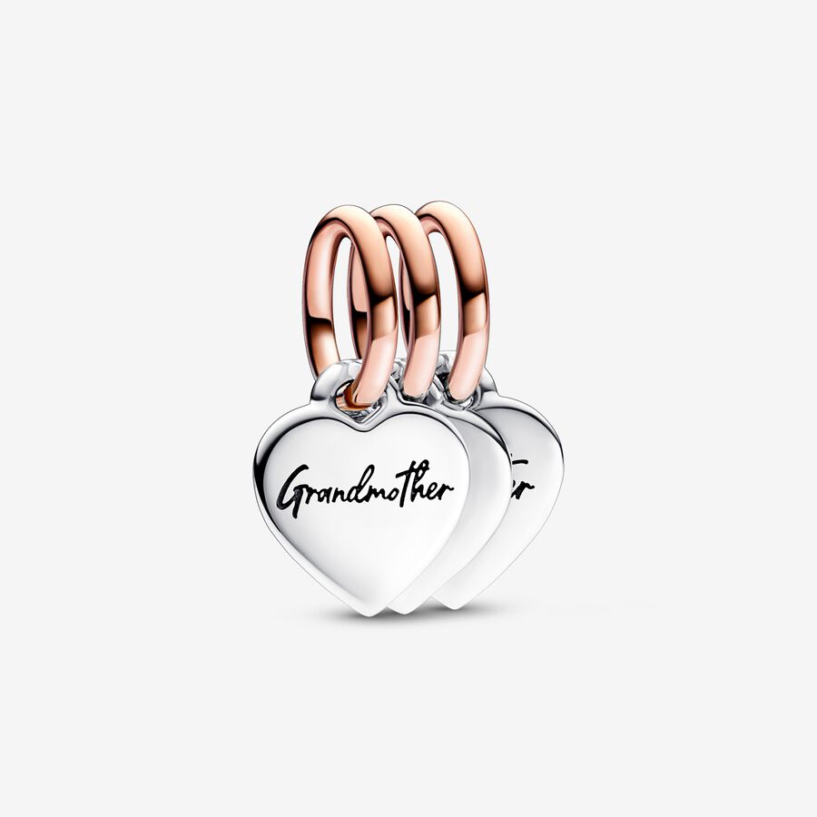 Two-tone Splittable Family Generation of Hearts Triple Dangle Charm