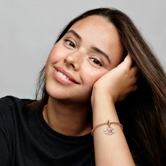 Family Letters Dangle Charm