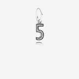 Pandora Number Five Pendant Charm 791343CZ Pandora Number Five Pendant Charm 791343CZ