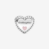 Pandora Goddaughter Heart Charm 799147C01 Pandora Goddaughter Heart Charm 799147C01