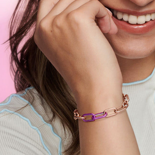 Pandora ME Styling Shocking Purple Double Link