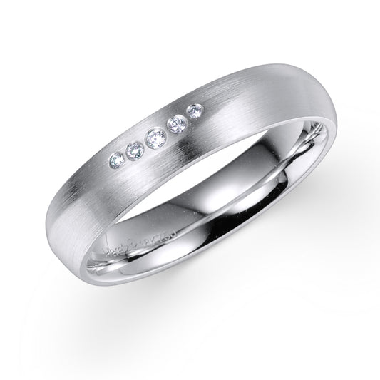 DIAMOND RING IN 18K WHITE GOLD – 0.03CTS