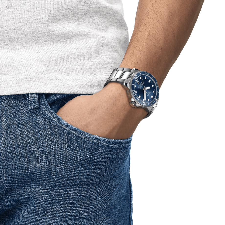 Tissot seastar 1000 2025 powermatic 80 strap