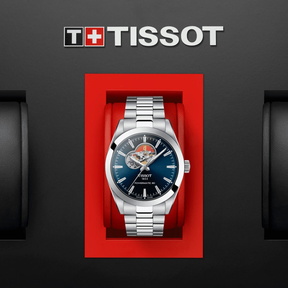 Tissot Gentleman Powermatic 80 Open Heart T1274071104101 Tissot Gentleman Powermatic 80 Open Heart T1274071104101