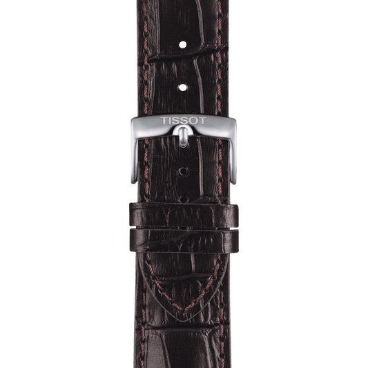 Tissot official brown leather strap lugs 12 mm T852041655
