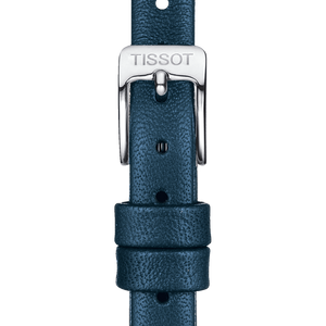 Tissot official blue leather strap lugs 09 mm T852043163