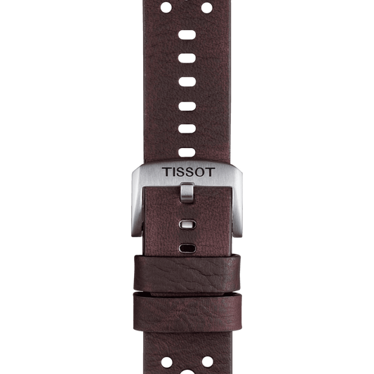 Tissot official brown leather strap lugs 22 mm T852046777