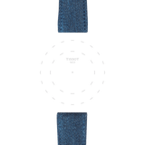 Tissot official blue textile strap lugs 22 mm T852046781