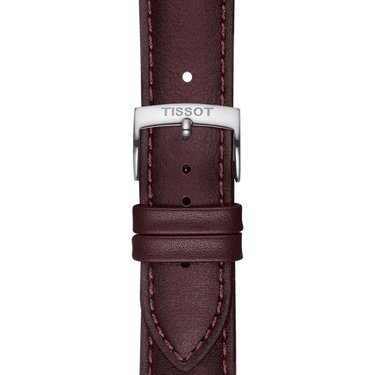 Tissot official brown leather strap lugs 20 mm T852046838