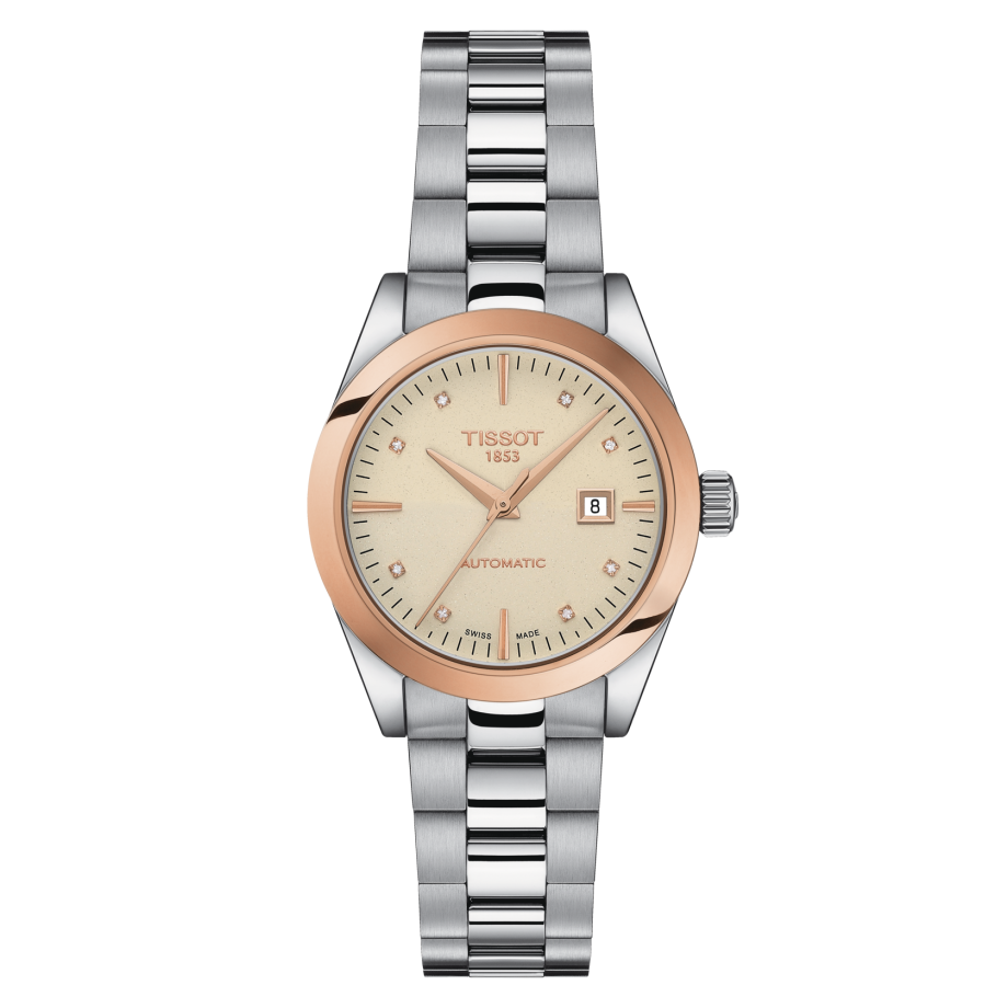 Tissot prestigious lady 18k gold sale