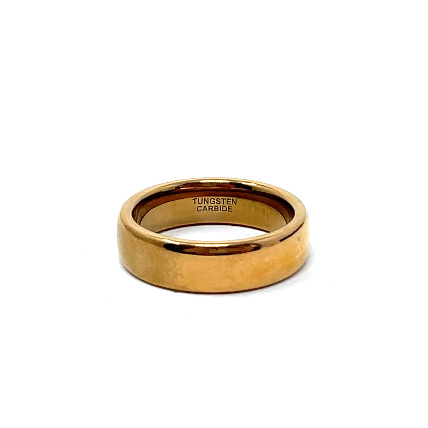 Tungsten Wedding Ring Band in Yellow (6mm)