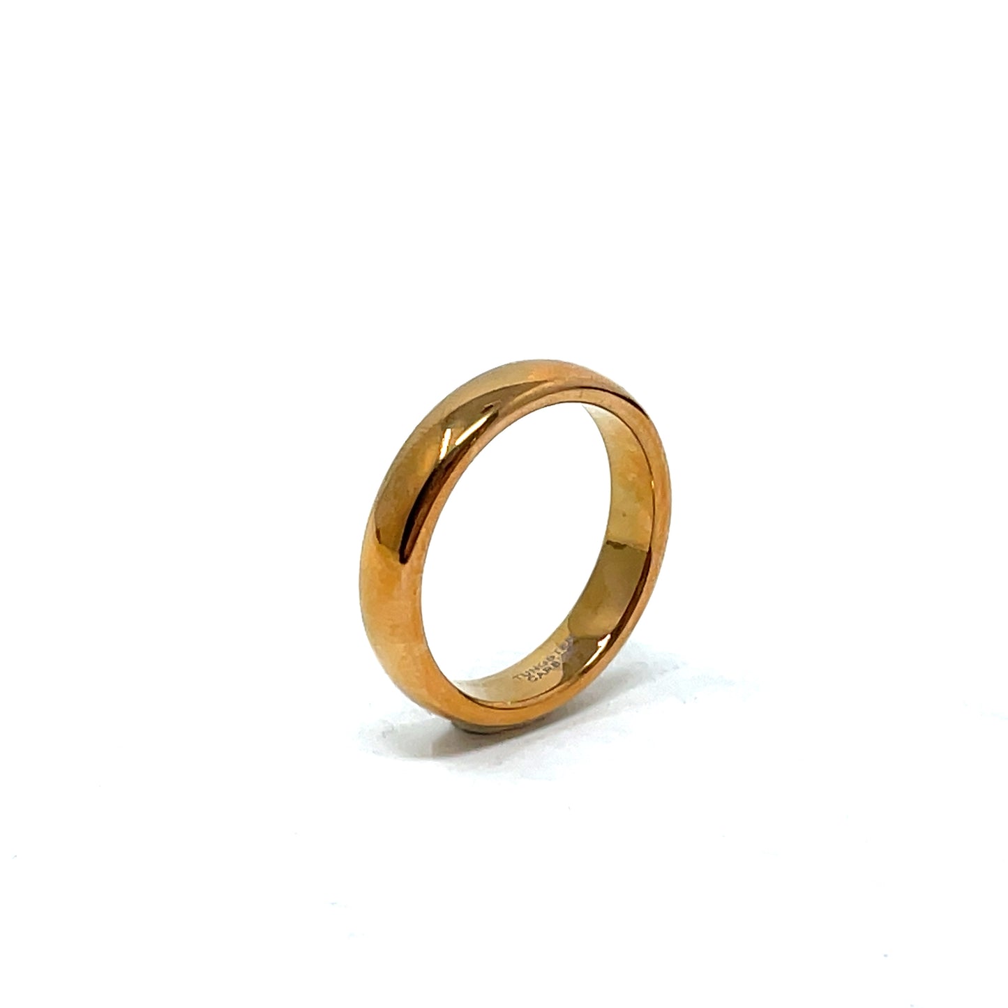 Tungsten Wedding Ring Band in Yellow (4mm)