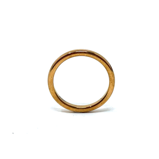 Tungsten Wedding Ring Band in Yellow (2mm)