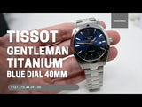 Tissot Gentleman Titanium T1274104404100 Tissot Gentleman Titanium T1274104404100