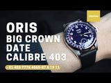 Oris Big Crown Pointer Data Calibre 403 38.0mm 01 403 7776 4065-07 5 19 11 Oris Big Crown Pointer Data Calibre 403 38.0mm 01 403 7776 4065-07 5 19 11