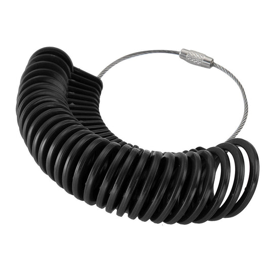 Measure Finger Sizer Ring Gauge All Sizes A-Z+6 Plastic 27 Piece Stamped BK