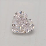 0.72ct Heart Natural Diamond (Colour Very Light Pink, Clarity VVS2, GIA Certified)