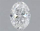 0.90ct Oval Natural Diamond (Colour D, Clarity VS2, GIA Certified)