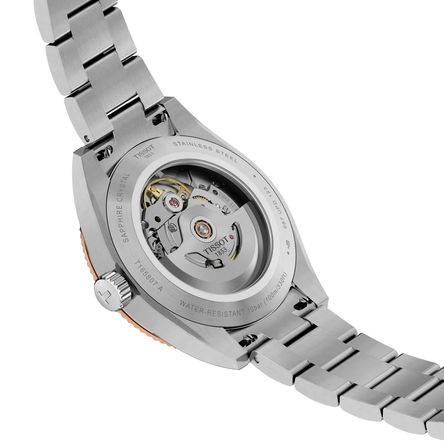 Tissot Gentleman Gold Bezel 38mm T9348074104100