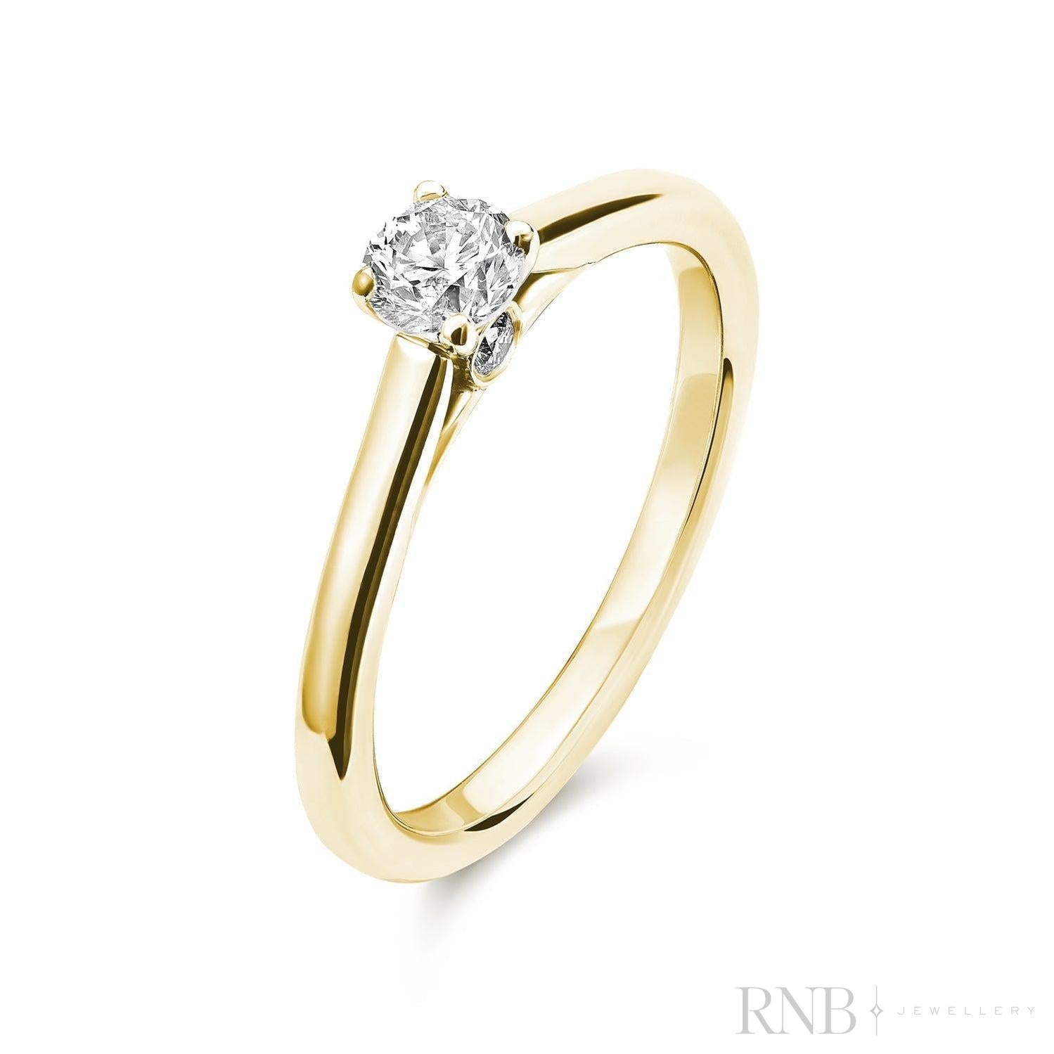 Brilliant Round Diamond Engagement Ring