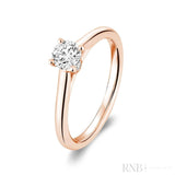 Brilliant Round Diamond Engagement Ring-RNB Jewellery