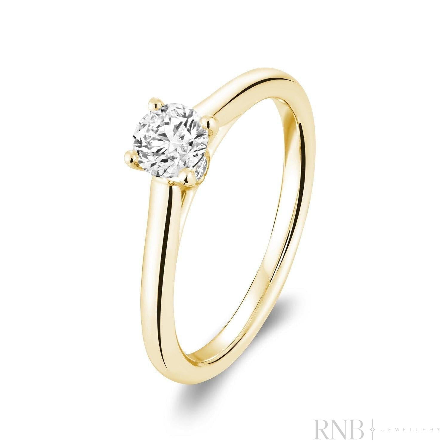 Brilliant Round Diamond Engagement Ring