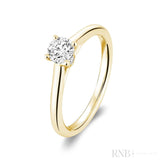 Brilliant Round Diamond Engagement Ring