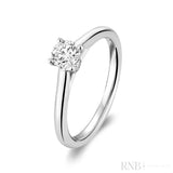 Brilliant Round Diamond Engagement Ring-RNB Jewellery