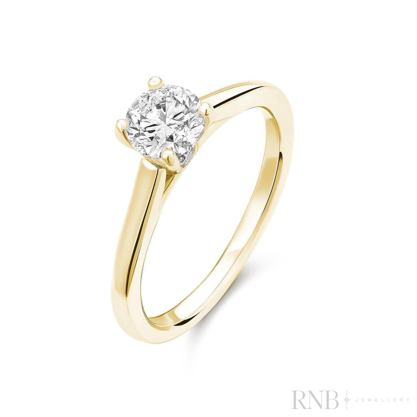 Brilliant Round Diamond Engagement Ring