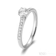 Solitaire Channel Diamond Engagement Ring-RNB Jewellery