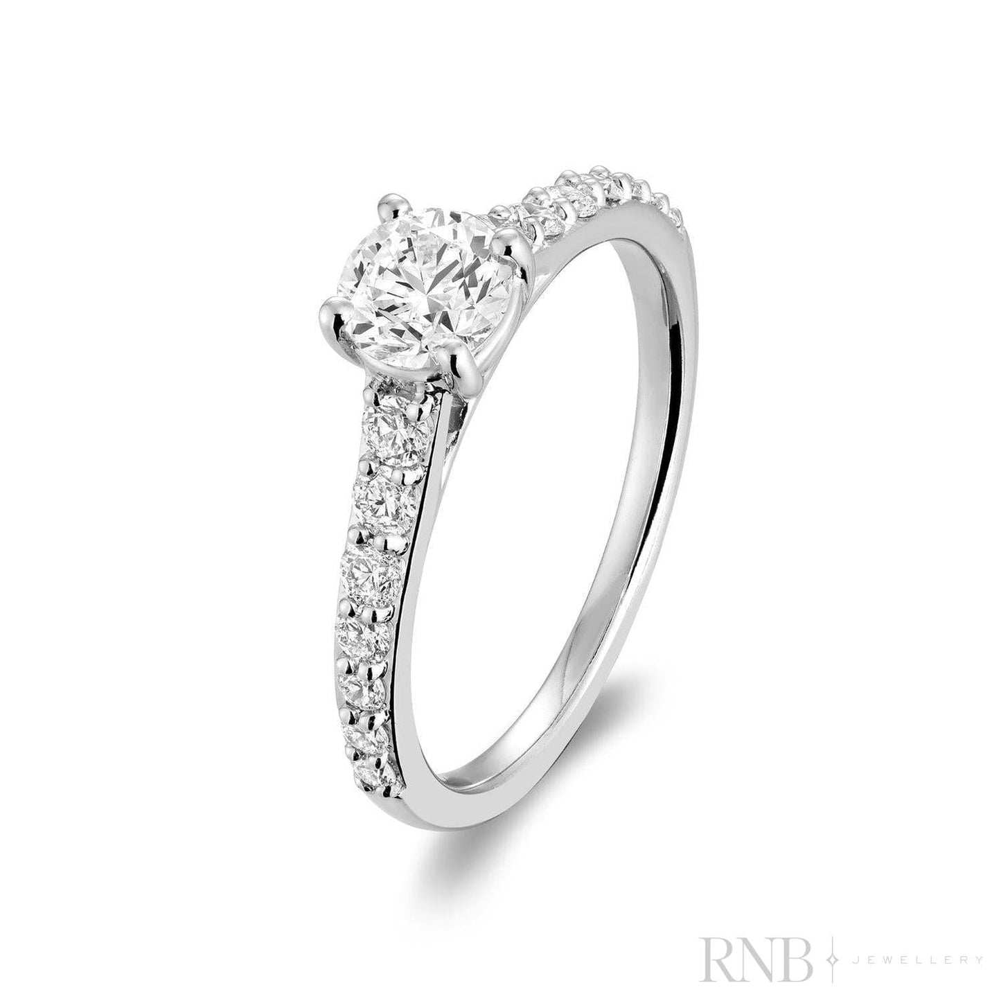 Solitaire Diamond Engagement Ring