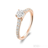 Solitaire Diamond Engagement Ring-RNB Jewellery