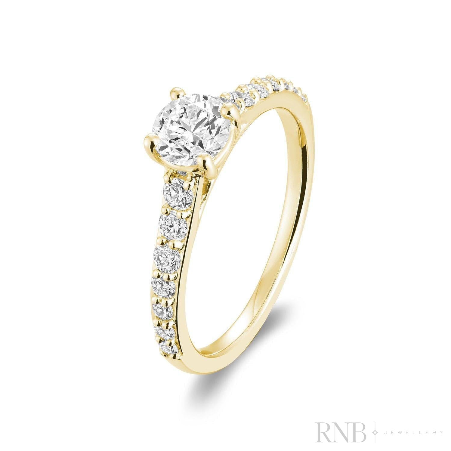 Solitaire Diamond Engagement Ring