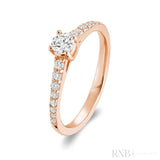 Solitaire Diamond Engagement Ring-RNB Jewellery