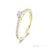 Solitaire Diamond Engagement Ring-RNB Jewellery