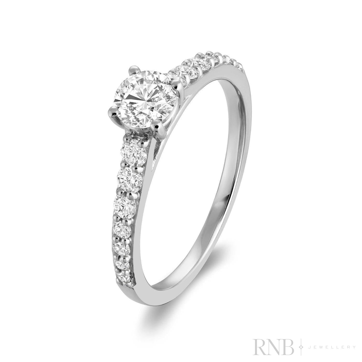 Solitaire Diamond Engagement Ring