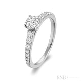 Solitaire Diamond Engagement Ring-RNB Jewellery