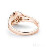 Double Halo Diamond Engagement Ring