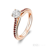 Faith Signature Ruby and Diamond Ring
