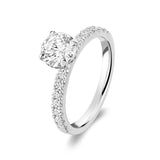 Lab Grown Halo Diamond Ring