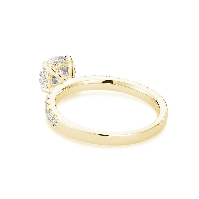 Lab Grown Halo Diamond Ring