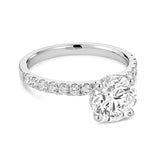 Lab Grown Halo Diamond Ring