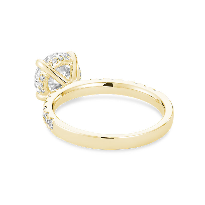 Lab Grown Halo Diamond Ring