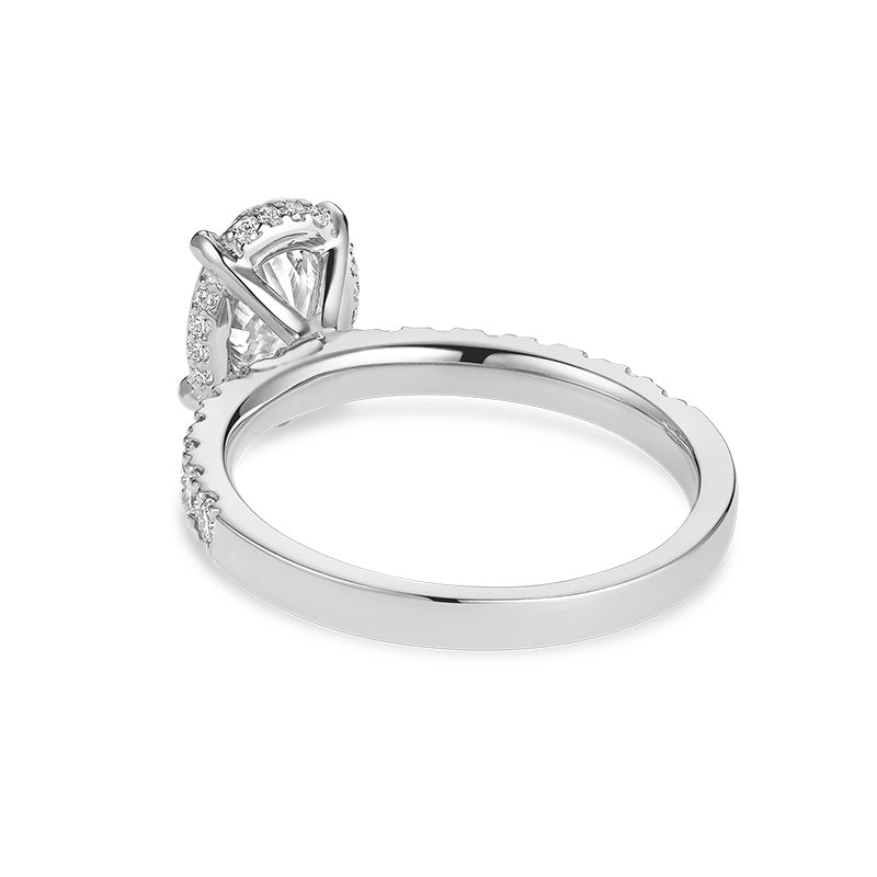 Lab Grown Oval Diamond Ring