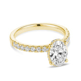 Lab Grown Oval Diamond Ring