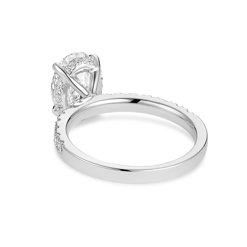 Lab Grown Oval Diamond Ring