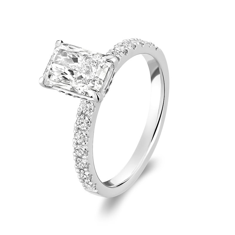 Lab Grown Radiant Diamond Ring